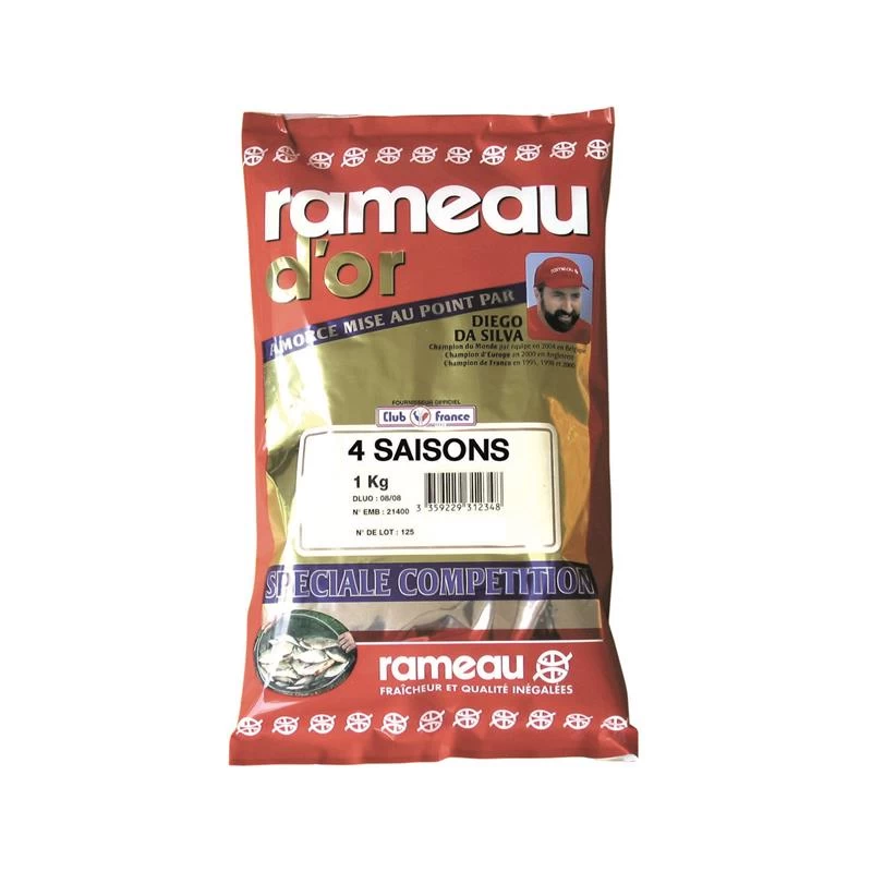 AMORCE RAMEAU D OR 4 SAISONS - 1KG 3 AMORCE RAMEAU D OR 4 SAISONS - 1KG