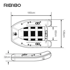 BATEAU PNEUMATIQUE NASH BOAT LIFE INFLATABLE RIB 180 -Fishing Gear Soldes bateau pneumatique nash boat life inflatable rib 180 z 2660 266038 3