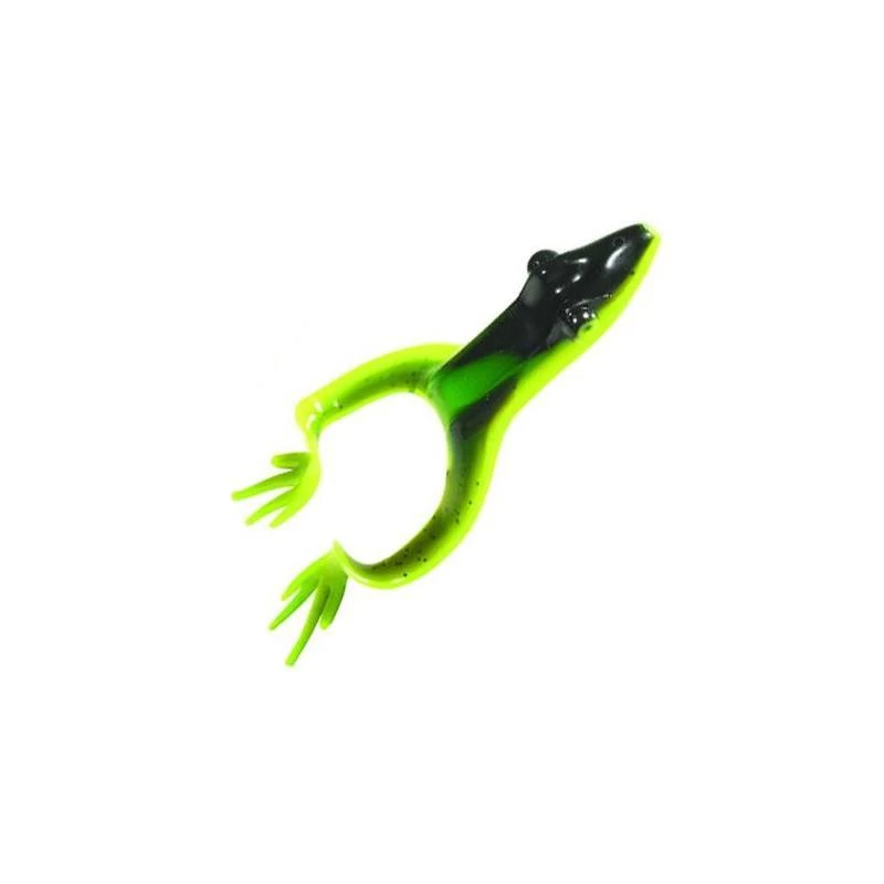 LEURRE SOUPLE MISTER TWISTER GRENOUILLE CHARTREUSE/VERT 10CM - PAR 2 3 LEURRE SOUPLE MISTER TWISTER GRENOUILLE CHARTREUSE/VERT 10CM - PAR 2