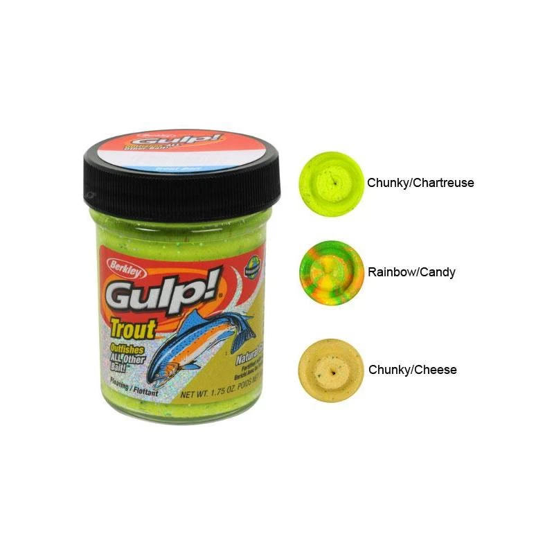 PATE A TRUITE BERKLEY GULP DOUGH NATURAL SCENT 3 PATE A TRUITE BERKLEY GULP DOUGH NATURAL SCENT